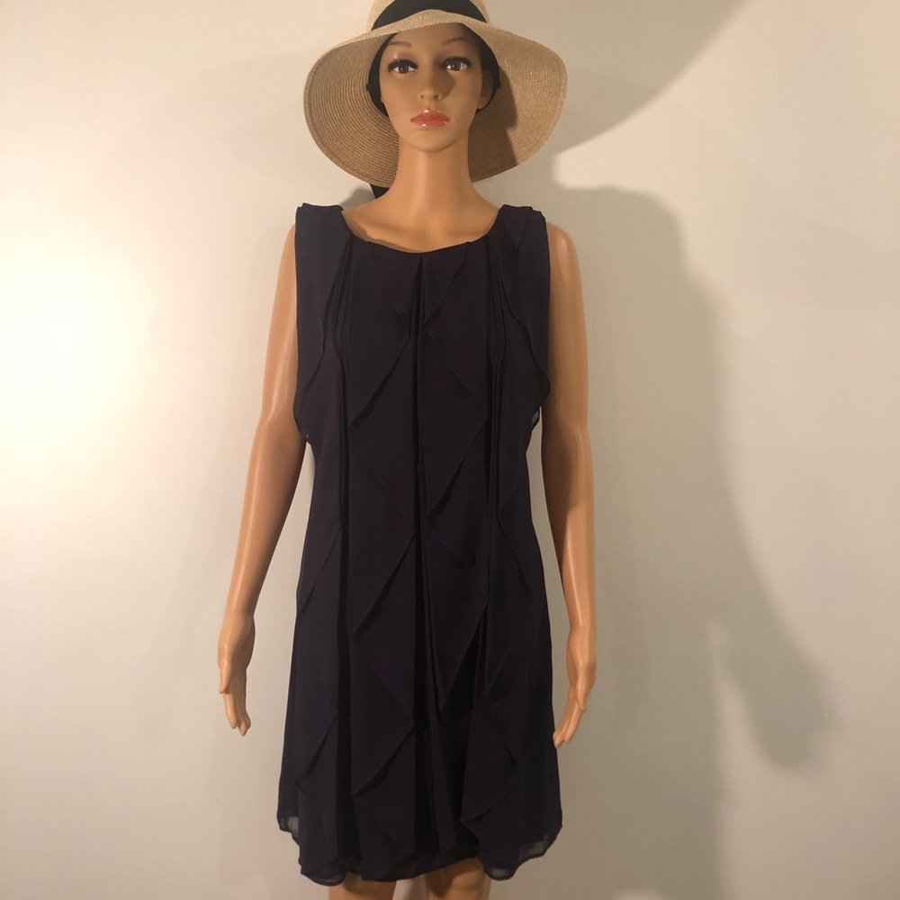 Calvin Klein purple designer party dress; Medium size; worn once for a wedding